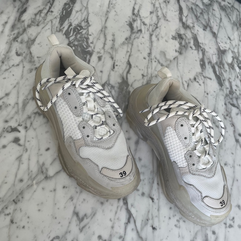 Balenciaga white tripe S sneaker USED